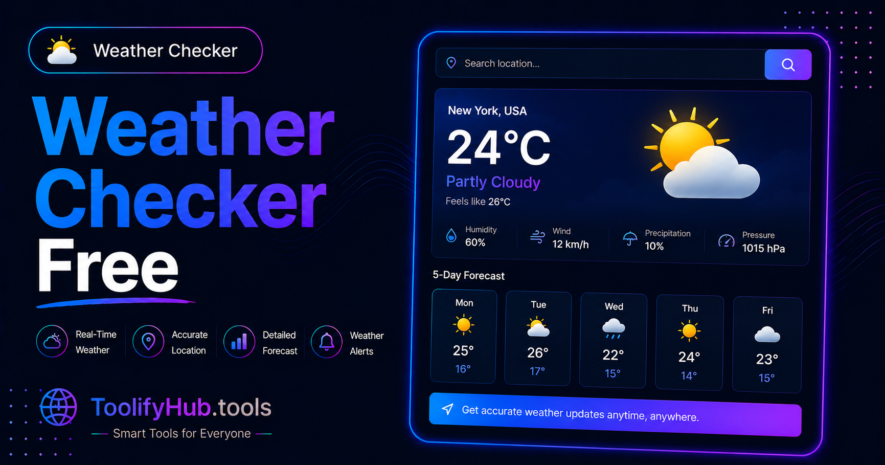 How to Check the Weather Online for Any City Instantly (for Free) — ToolifyHub
