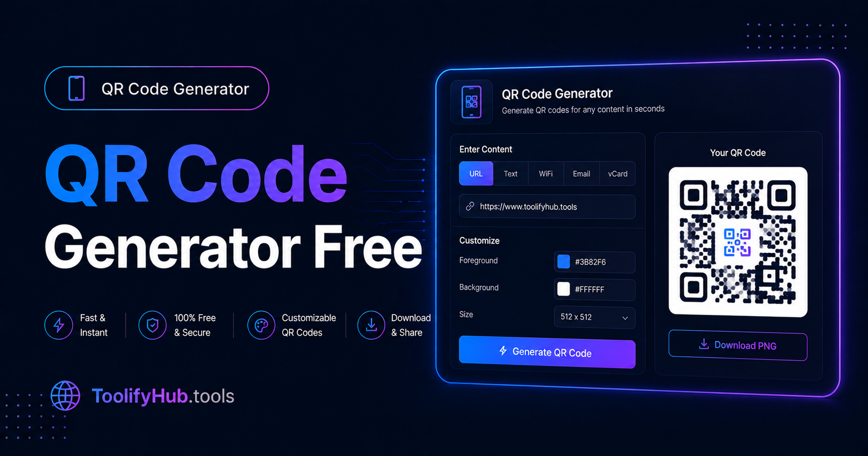 How to Generate QR Codes Free Online — Complete Guide 2026 — ToolifyHub